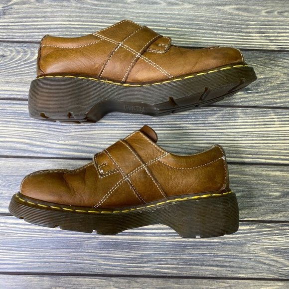 SOLD Dr. Martens Chunky Platform Monkstrap Shoes 12282 - Picture 2 of 8